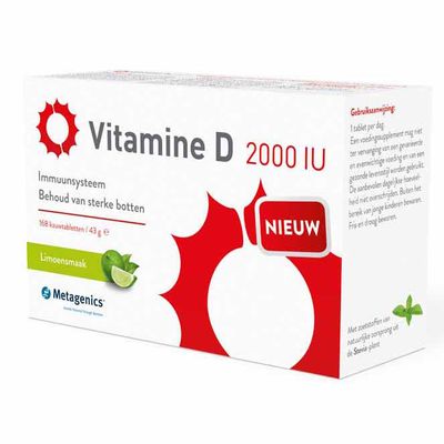 Metagenics Vitamine D 2000iu Nf Tabletten 168tabl