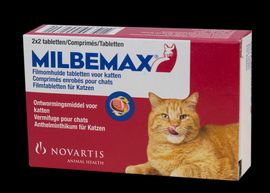 Milbemax Milbemax Tabletten Kat Groot 4 tabl. >2kg