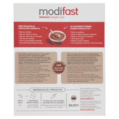 Modifast Intensive Pudding Chocolade 8x55gr