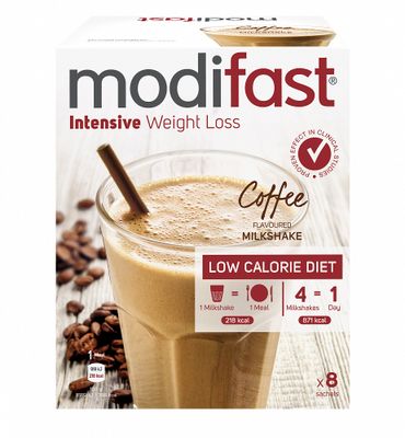 Modifast Intensive Milkshake Koffie 8x55gr