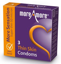 Moreamore Moreamore Condooms Thin Skin - More Sensation