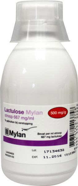 Mylan Lactulose Siroop 500 Mg