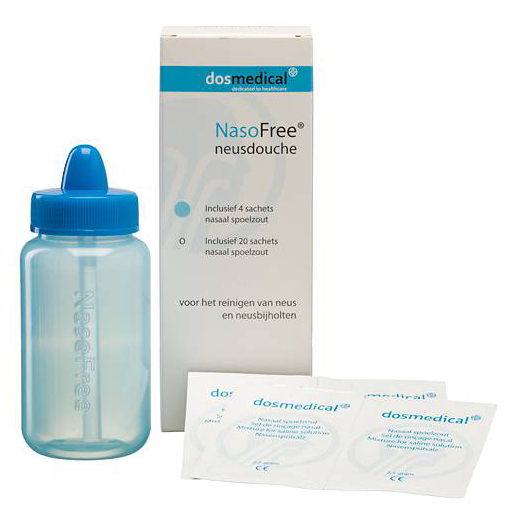 Nasofree Neusdouche 4 Sachets Nasaal Spoelzout Nasofree Neusdouche 4 Sachets Nasaal Spoelzout