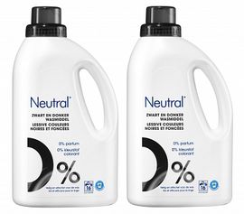 Neutral Neutral Vloeibaar Wasmiddel Zwart en Donker 32 Wasbeurten Voordeelverpakking Neutral Vloeibaar Wasmiddel Zwart Parfumvrij 20 Wasjes