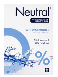 Neutral Neutral Waspoeder Wit Parfumvrij 18 Wasjes