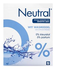 Neutral Neutral Waspoeder Wit Parfumvrij 45 Wasjes
