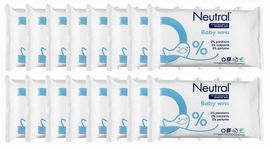 Neutral Neutral Billendoekjes Babydoekjes Parfumvrij Voordeelverpakking - 1008 Stuks Neutral Billendoekjes Babydoekjes Parfumvrij - 63 Stuks