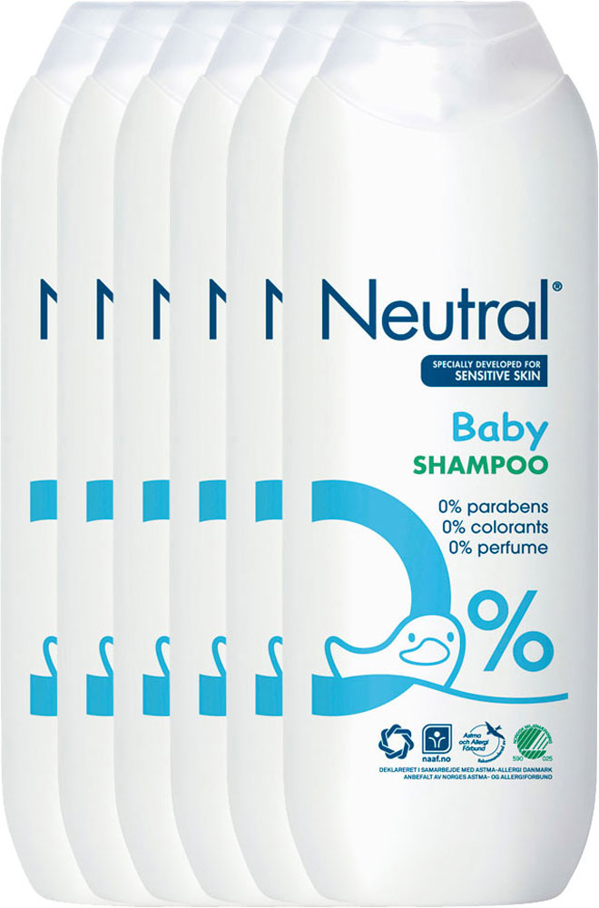 Neutral Baby Shampoo Parfumvrij Voordeelverpakking 6x250ml