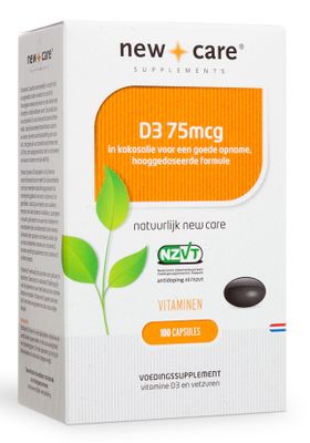 New Care Vitamine D3 75mcg 100caps