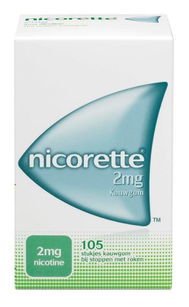 Nicorette kauwgom 2mg