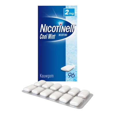 Nicotinell kauwgom mint 2mg 96stuks