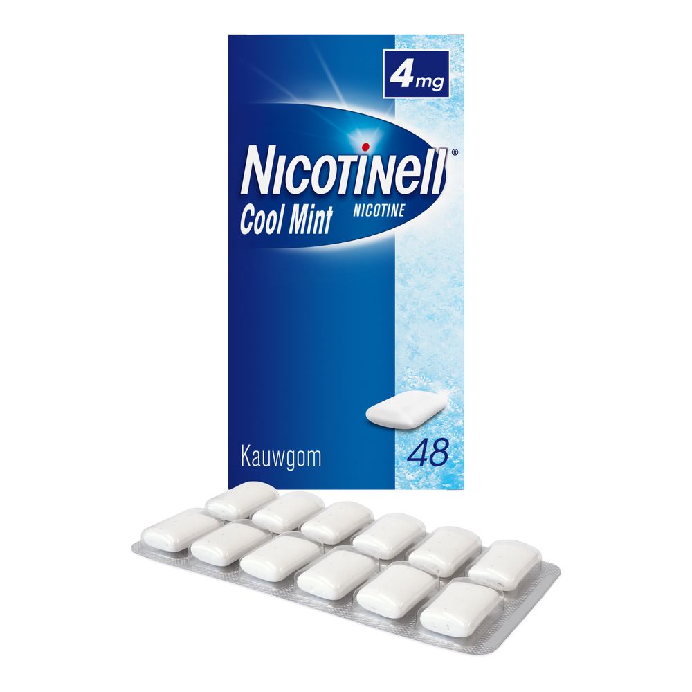 Nicotinell kauwgom mint 4 mg Nicotinell kauwgom mint 4 mg