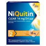 NiQuitin Clear Patch Stap 2 14mg 14stuks thumb