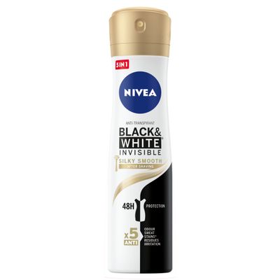 Nivea Black & White Silky Smooth Deodorant Spray 150ml
