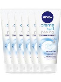Nivea Nivea Creme Soft Peeling Douchescrub Voordeelverpakking Nivea Creme Soft Peeling Douchescrub