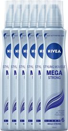 Nivea Nivea Styling Mousse Mega Strong Voordeelverpakking Nivea Styling Mousse Mega Strong