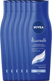 Nivea Nivea Hairmilk Shampoo Voordeelverpakking Nivea Hairmilk Shampoo
