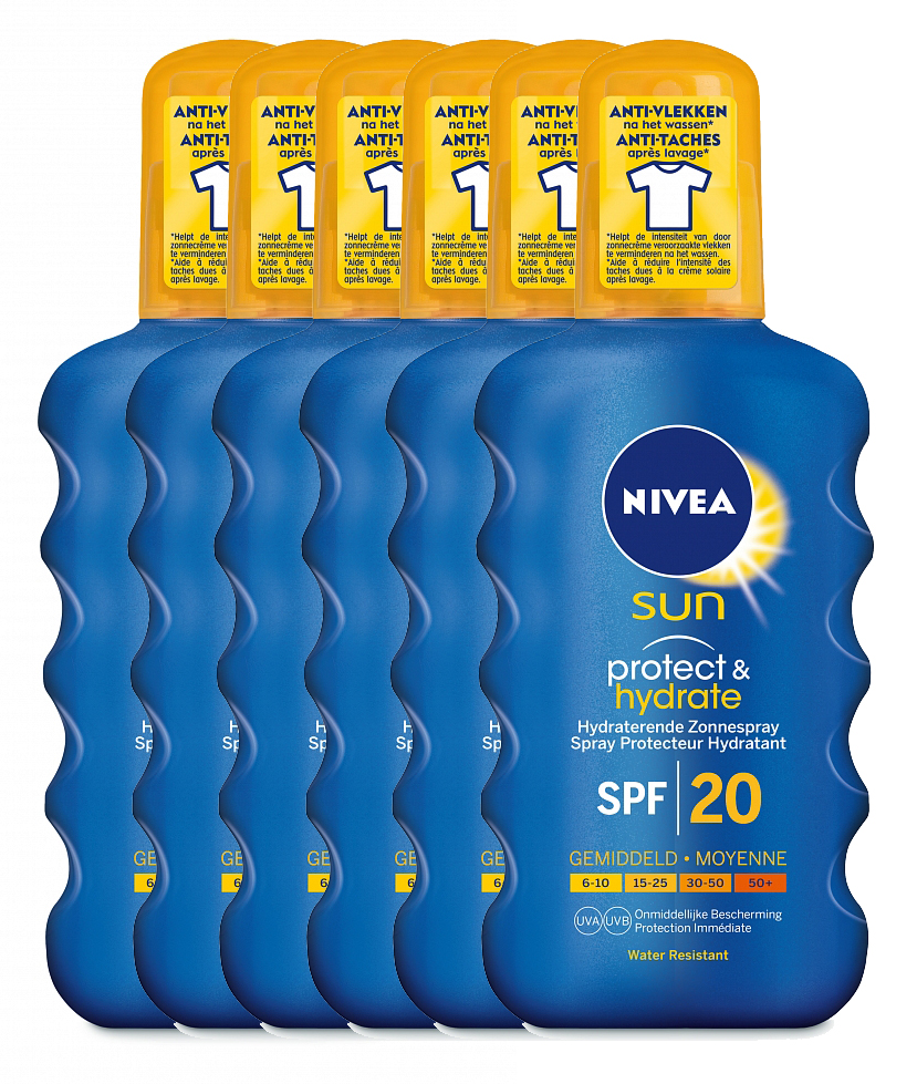 Nivea Sun Protect en Hydrate Zonnespray Factorspf20 Voordeelverpakking