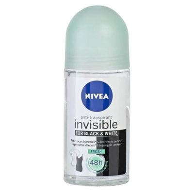Nivea Deodorant Roller Invisible For Black & White Fresh 50ml