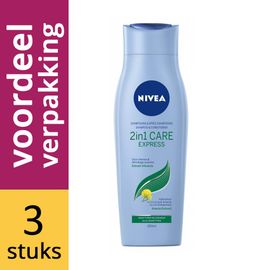 Nivea Nivea 2in1 Express Shampoo + Conditioner Voordeelverpakking Nivea 2in1 Express Shampoo + Conditioner