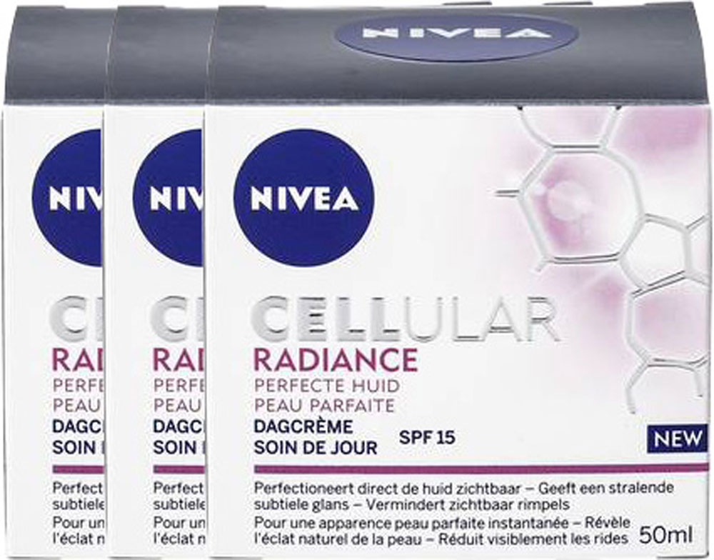 Nivea Cellular Radiance Skin Perfection Dagcreme Voordeelverpakking 3x50ml