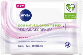 Nivea Nivea 3in1 Verzachtende Reinigingsdoekjes Droge/Gevoelige Huid