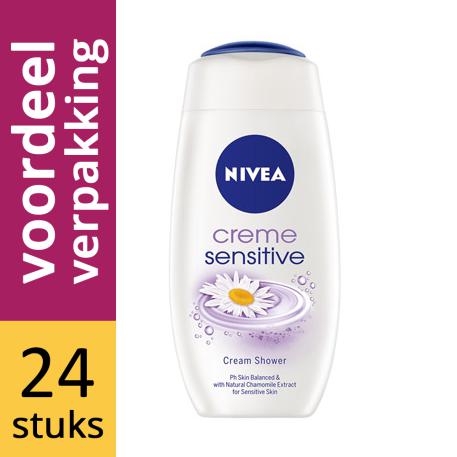 Nivea Douche Sensitive Balance Voordeelverpakking 24x250ml Nivea Douche Sensitive Balance Voordeelverpakking 24x250ml