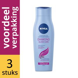 Nivea Nivea Shampoo Diamond Gloss Voordeelverpakking Nivea Shampoo Diamond Gloss Care