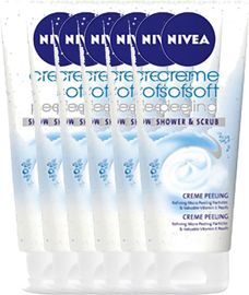 Nivea Nivea Creme Soft Peeling Douchescrub Voordeelverpakking Nivea Creme Soft Peeling Douchescrub