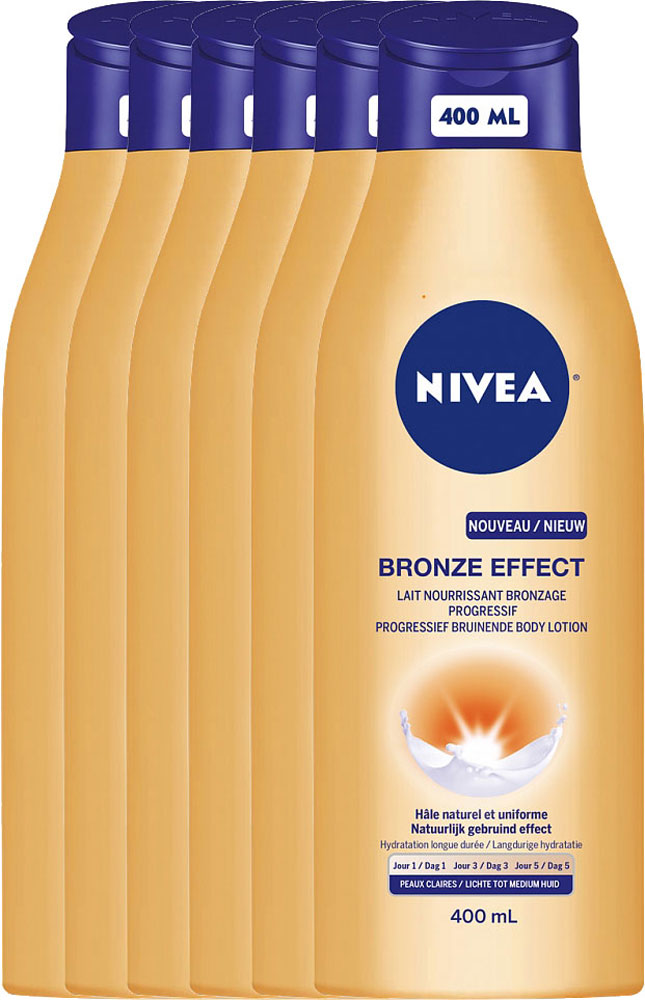 Nivea Bronze Effect Progressief Bruinende Body Lotion Lichte Tot Medium Huid Voordeelverpakking