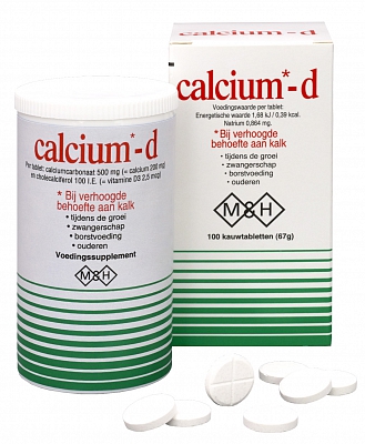 Calcium D Tabletten Kauwtabletten