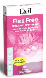 null Flea Free Fiproline Spot On Kat