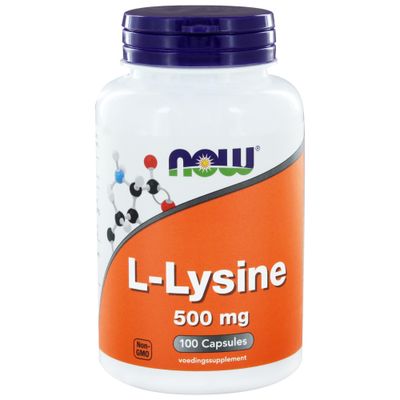 Now L-Lysine 500mg 100caps