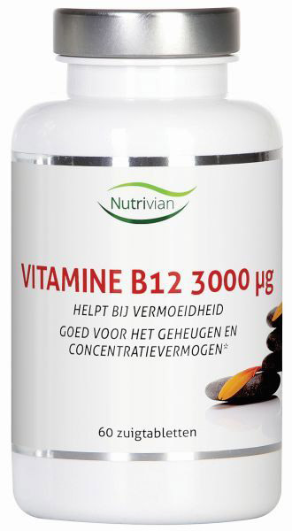 Nutrivian Vitamine B12 Methylcobalamine 3000 mcg