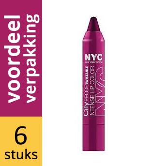 Nyc City Proof Twistable Lip Colour 031 Gramercy Park Plum voordeelverpakking