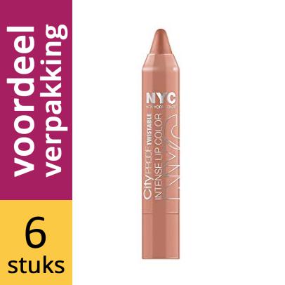 Nyc City Proof Twistable Lip Colour 010 Nolita Neutral voordeelverpakking Nyc City Proof Twistable Lip Colour 010 Nolita Neutral voordeelverpakking
