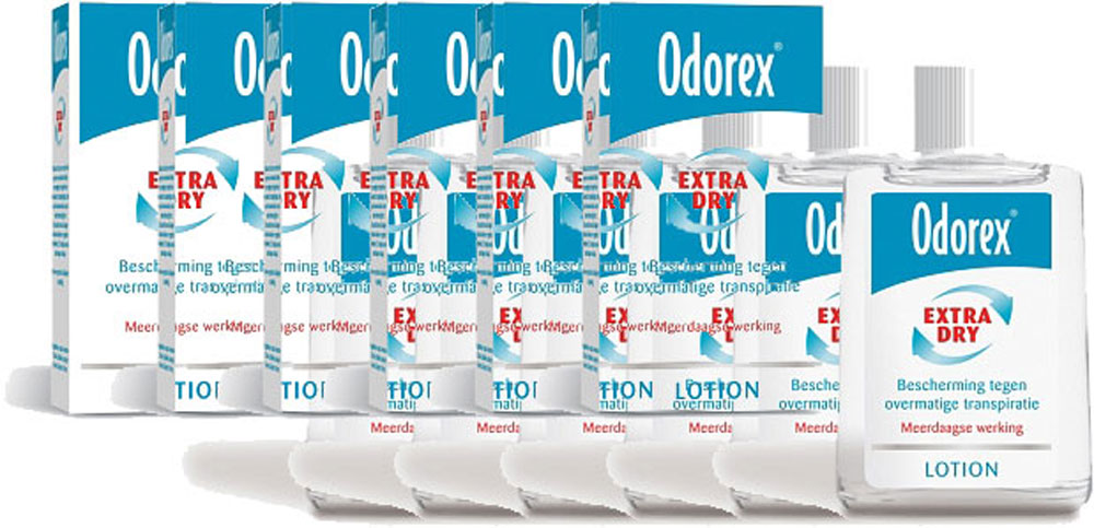 Odorex Extra Dry Deodorant Lotion Voordeelverpakking 6x50ml