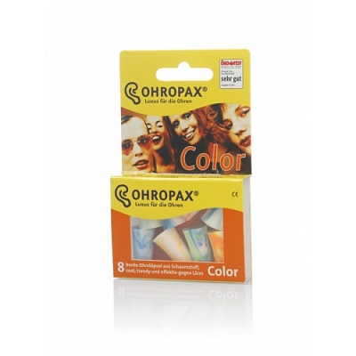 Ohropax Oordopjes Color 8stuks