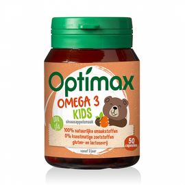 Optimax Optimax Kinder Omega 3 Kauwcapsules Sinaasappel