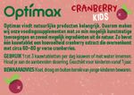 Optimax Kinder Cranberry Kauwtabletten 60stuks thumb