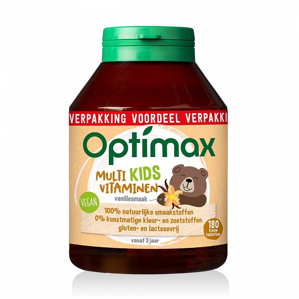 Optimax Kinder Multivitamine Kauwtabletten Naturel Optimax Kinder Multivitamine Kauwtabletten Naturel
