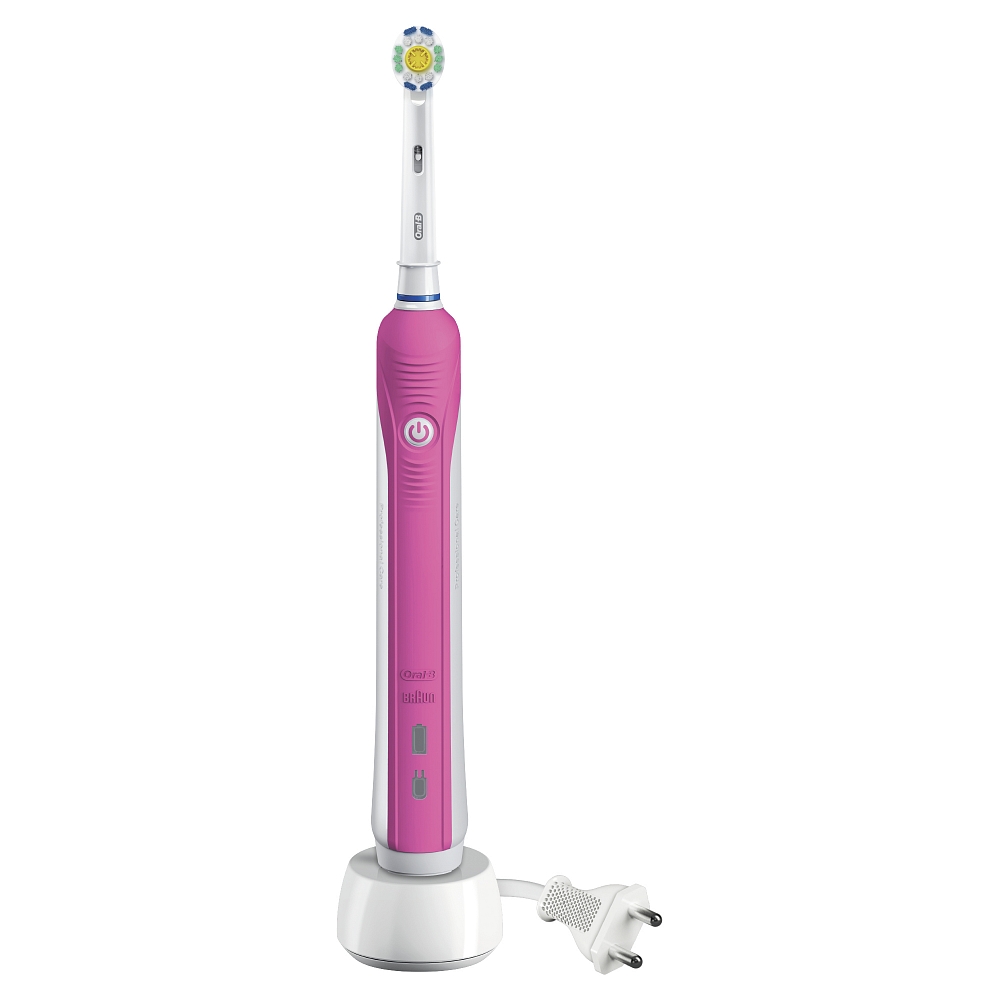 Oral B Elektrische Tandenborstel Pro700 3D White Per Stuk Oral B Elektrische Tandenborstel Pro700 3D White Per Stuk