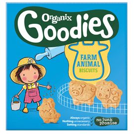 Organix Organix Goodies Farm Animal Biscuits Vanaf 12mnd