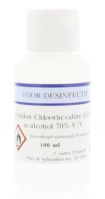 Orphilon Chloorhexidine 0,5 In Alcohol 70% Klepdeksel 100ml