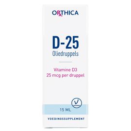 Orthica Orthica Vitamine D-25 Oliedruppels