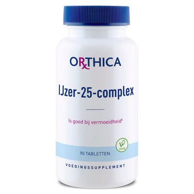 Orthica Ijzer 25 Complex Tabletten 90tabl