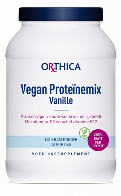 Orthica Vegan Proteinemix Vanille 840gram