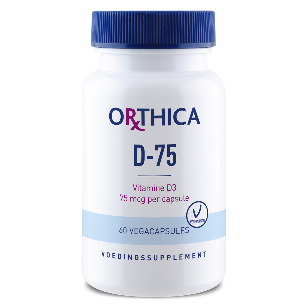 Orthica D-75 Vitamine D3 75mcg Orthica D-75 Vitamine D3 75mcg