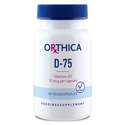 Orthica D-75 Vitamine D3 75mcg 60caps
