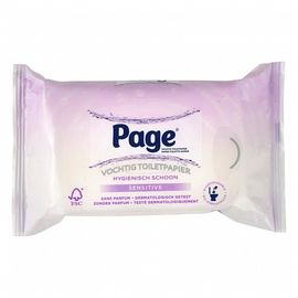 Page Page Vochtig Toiletpapier Navulling Sensitive
